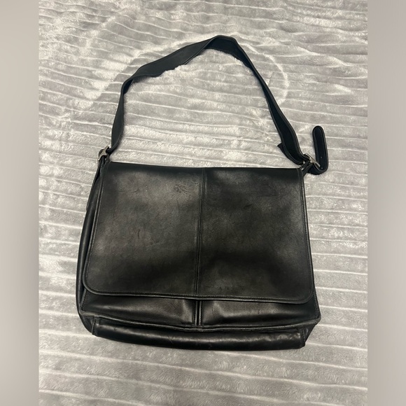 Vintage Coach Briefcase Black - Picture 1 of 9